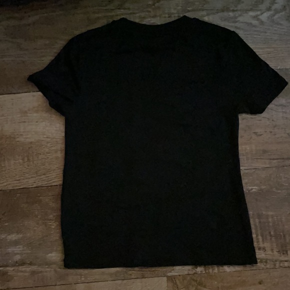 NWT Weekend Edition Black Tight T-Shirt With “Hottie” Written In White - Picture 11 of 14